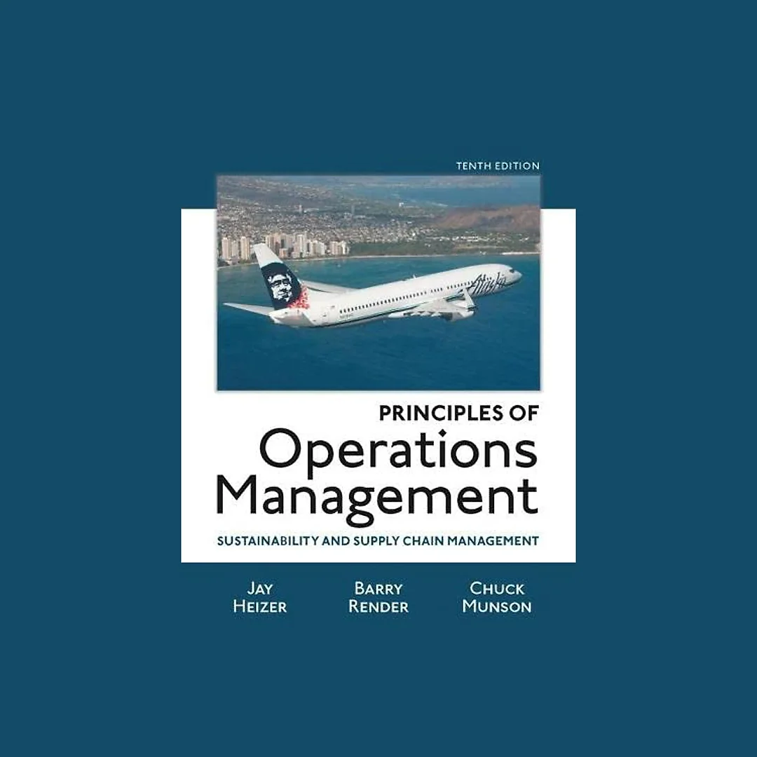 Principles of operations management: sustainability and supply chain management