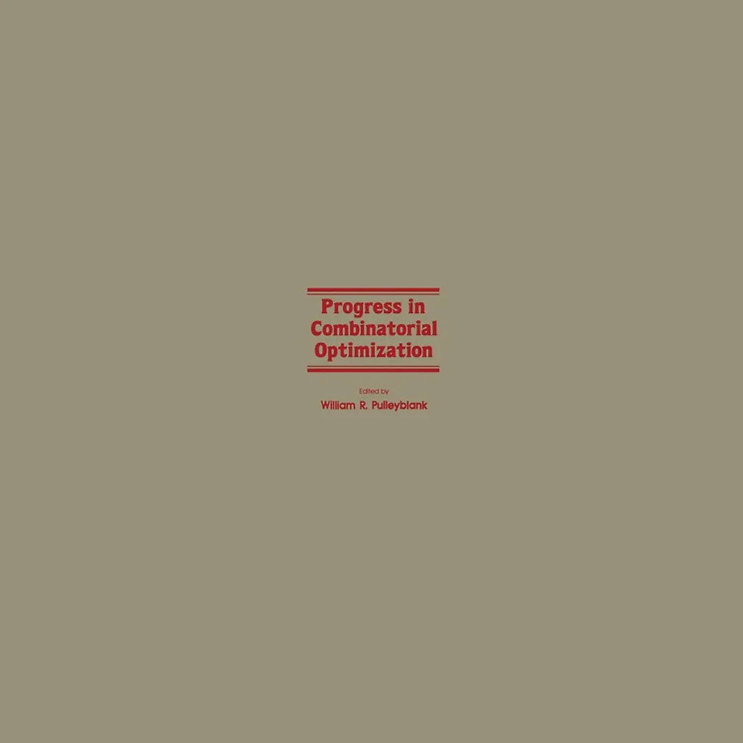Progress in Combinatorial Optimization