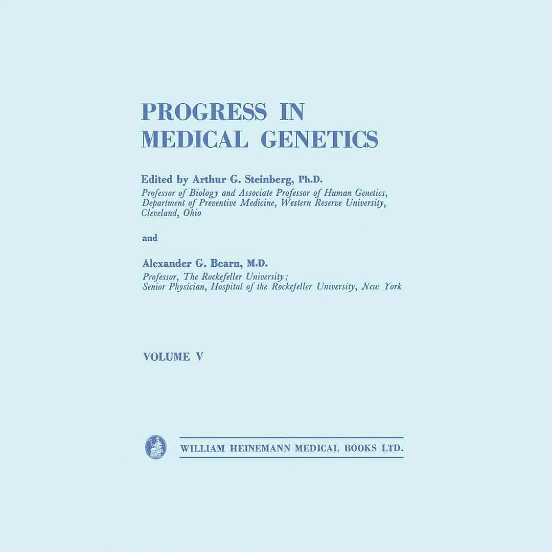 Progress in Medical Genetics: Volume 5