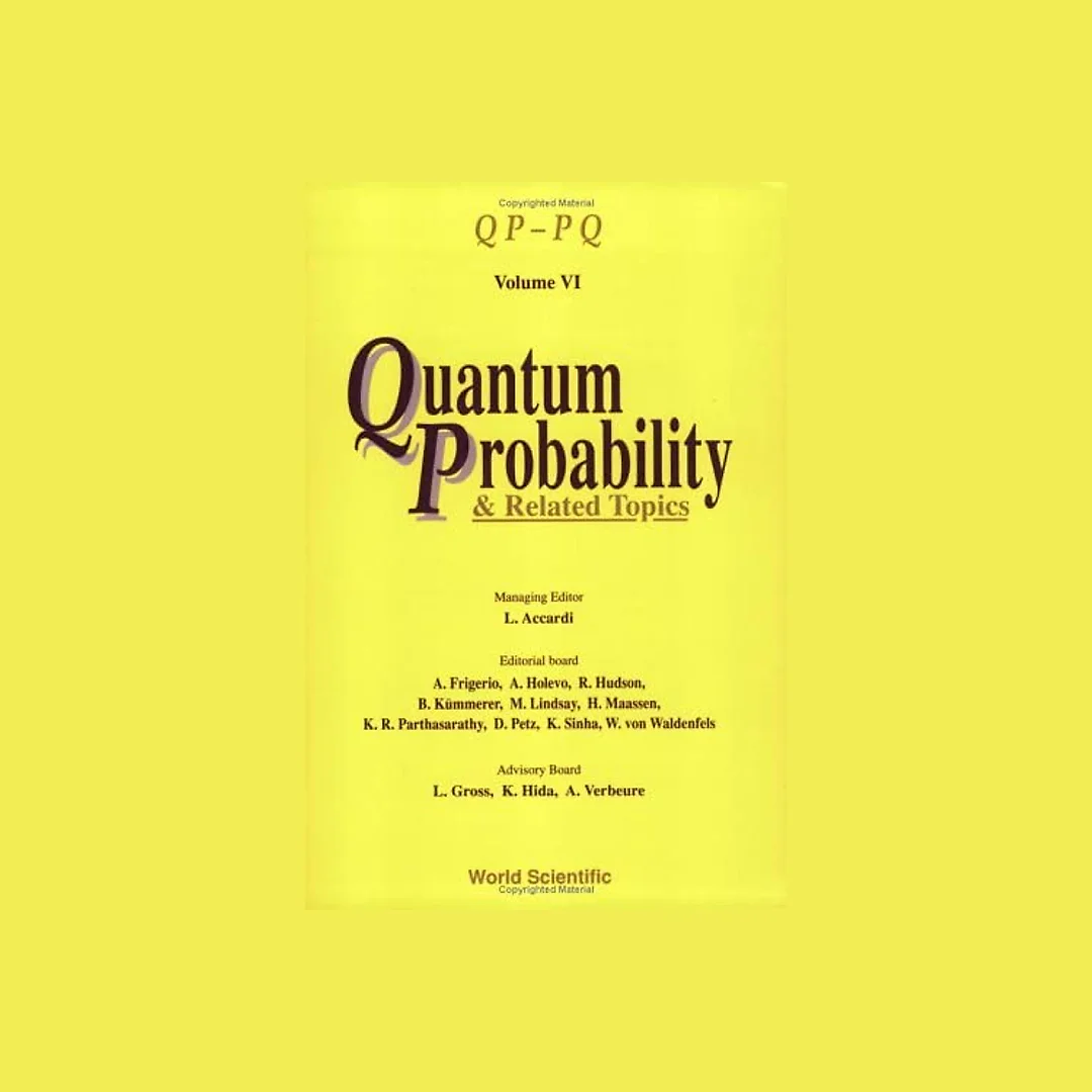 Quantum Probability And Related Topics: Qp-pq (Volume Vi)