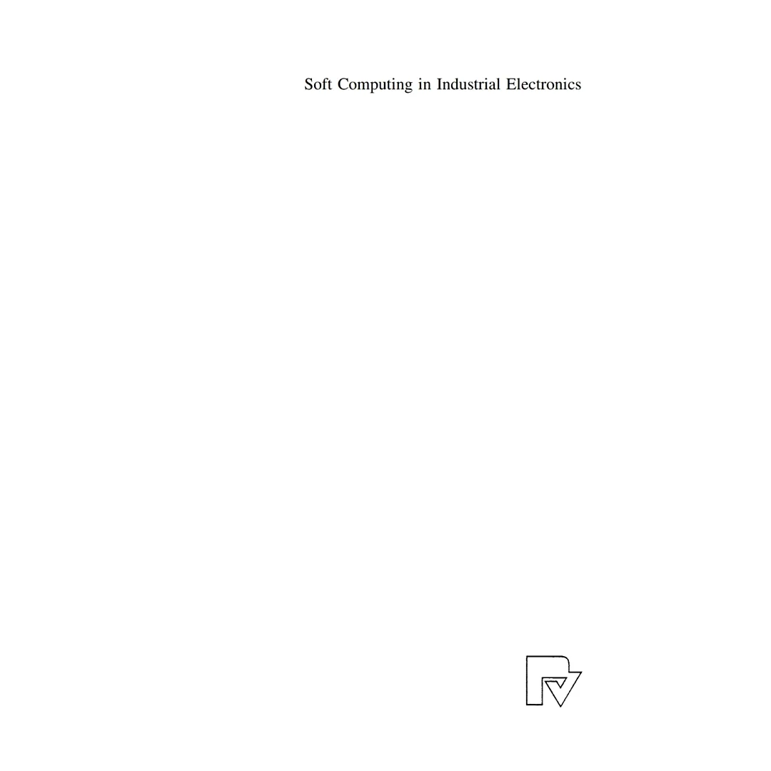 Soft Computing in Industrial Electronics