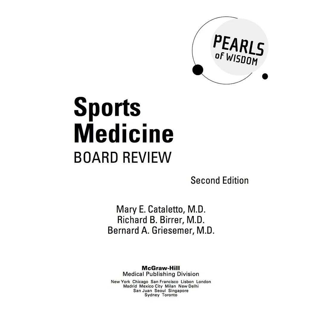 Sports Medicine Board Review