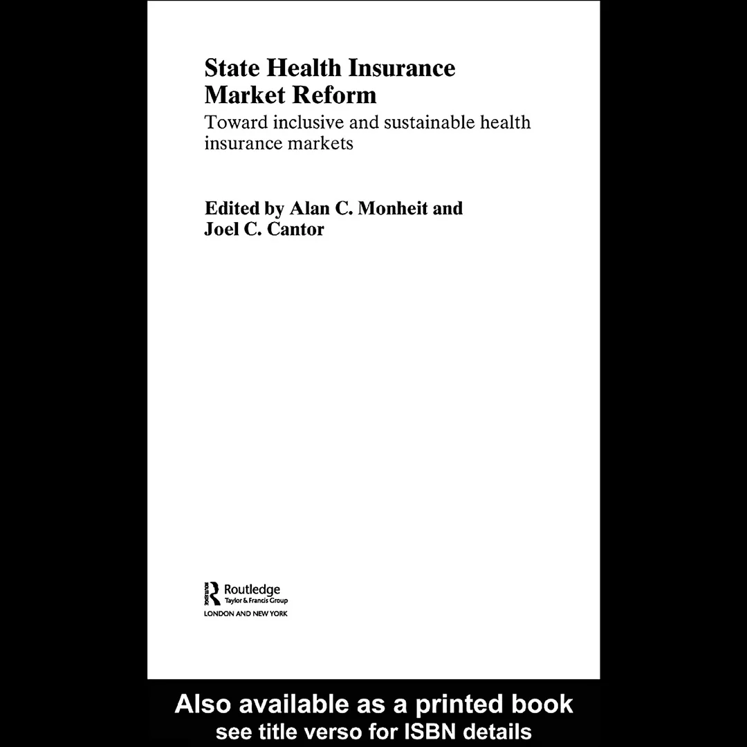 State Health Insurance Market Reform: Toward Inclusive and Sustainable Health Insurance Markets