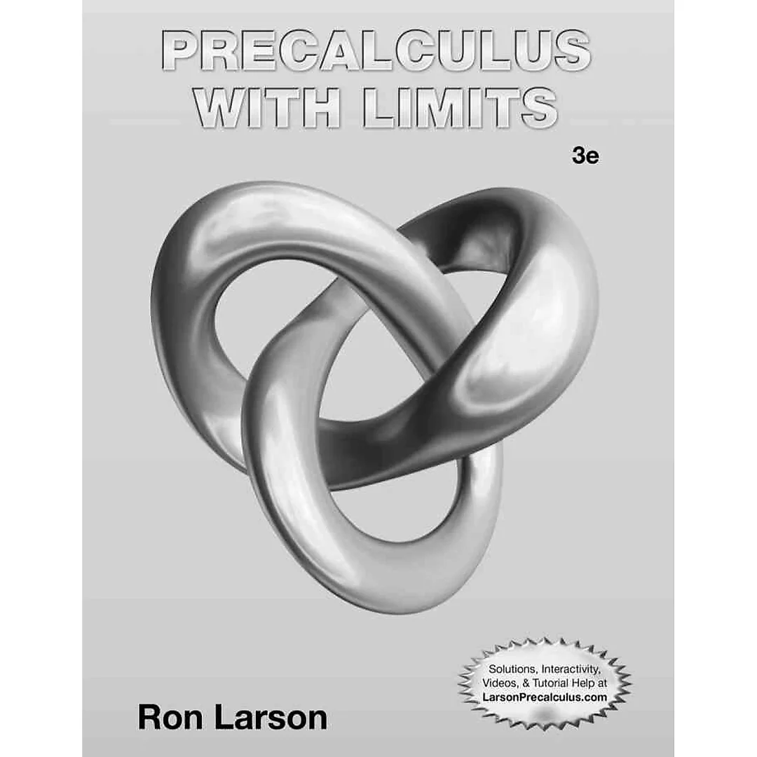Student Study and Solutions Manual for Larson's Precalculus with Limits 3rd Edition