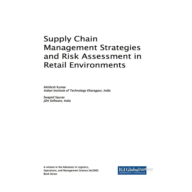 Supply Chain Management Strategies and Risk Assessment in Retail Environments