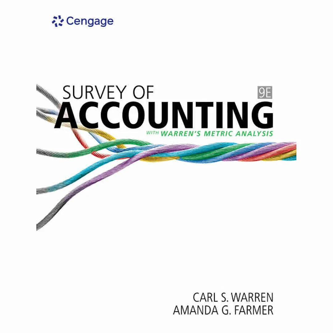 Survey of Accounting, 9th Edition