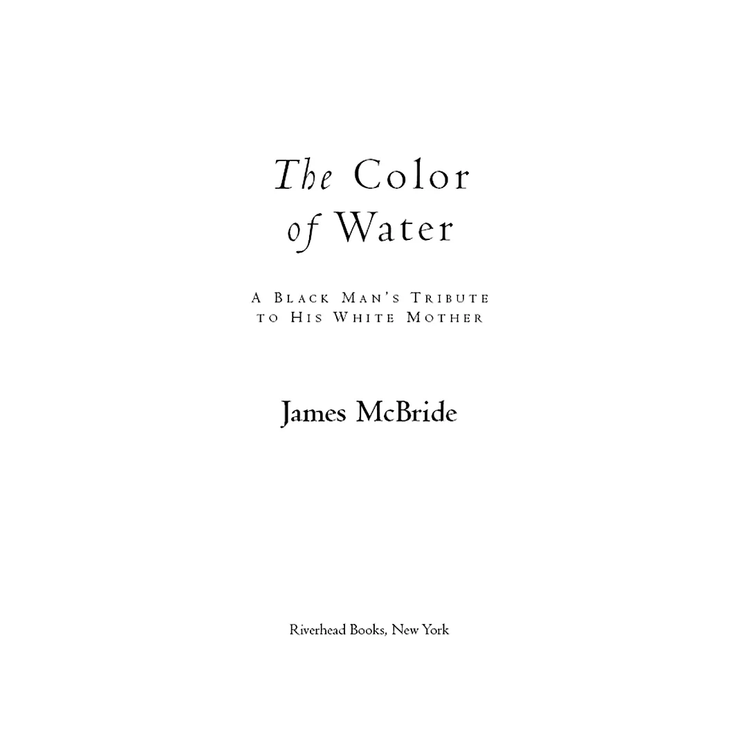 The Color of Water