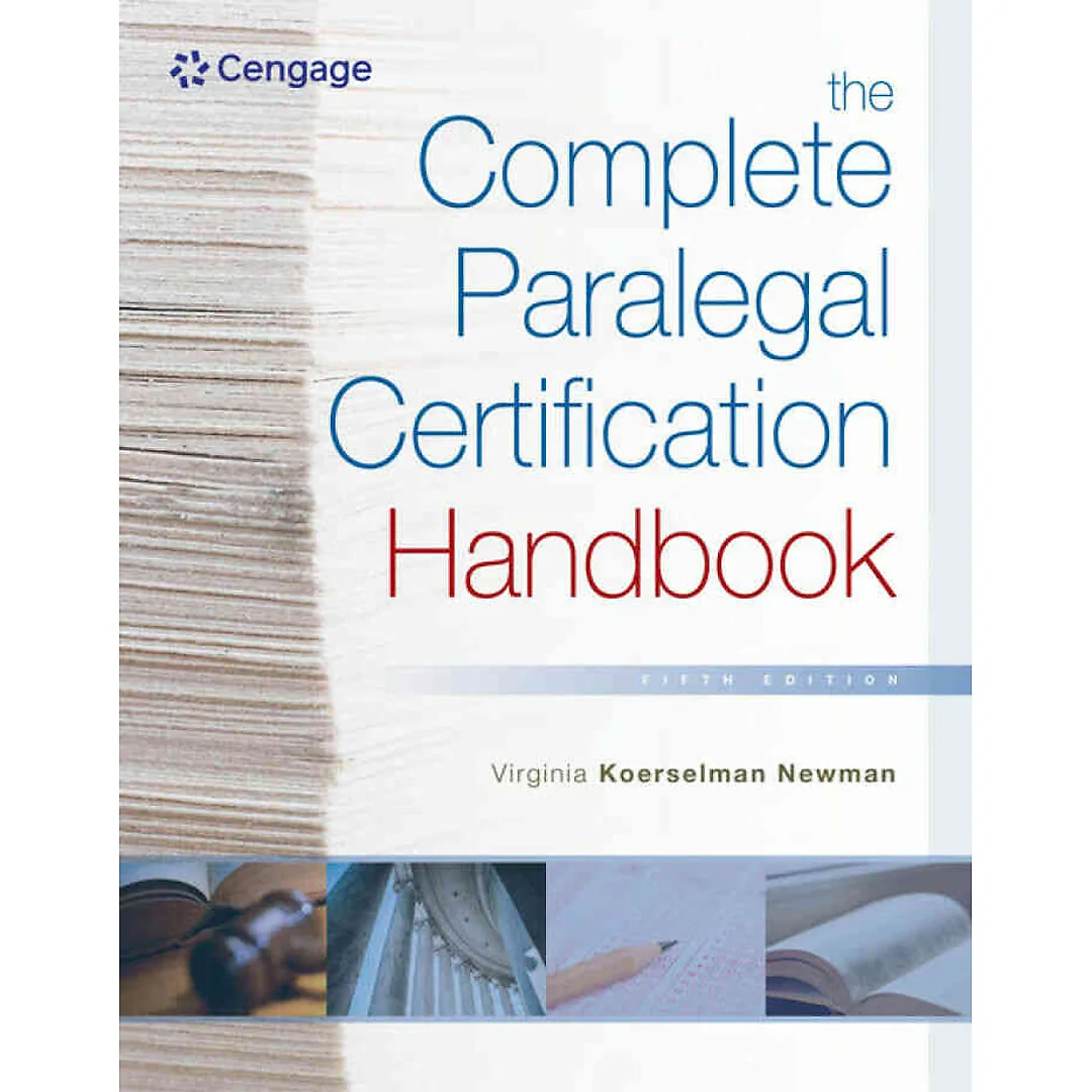 The Complete Paralegal Certification Handbook 5th Edition