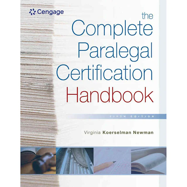The Complete Paralegal Certification Handbook 5th Edition