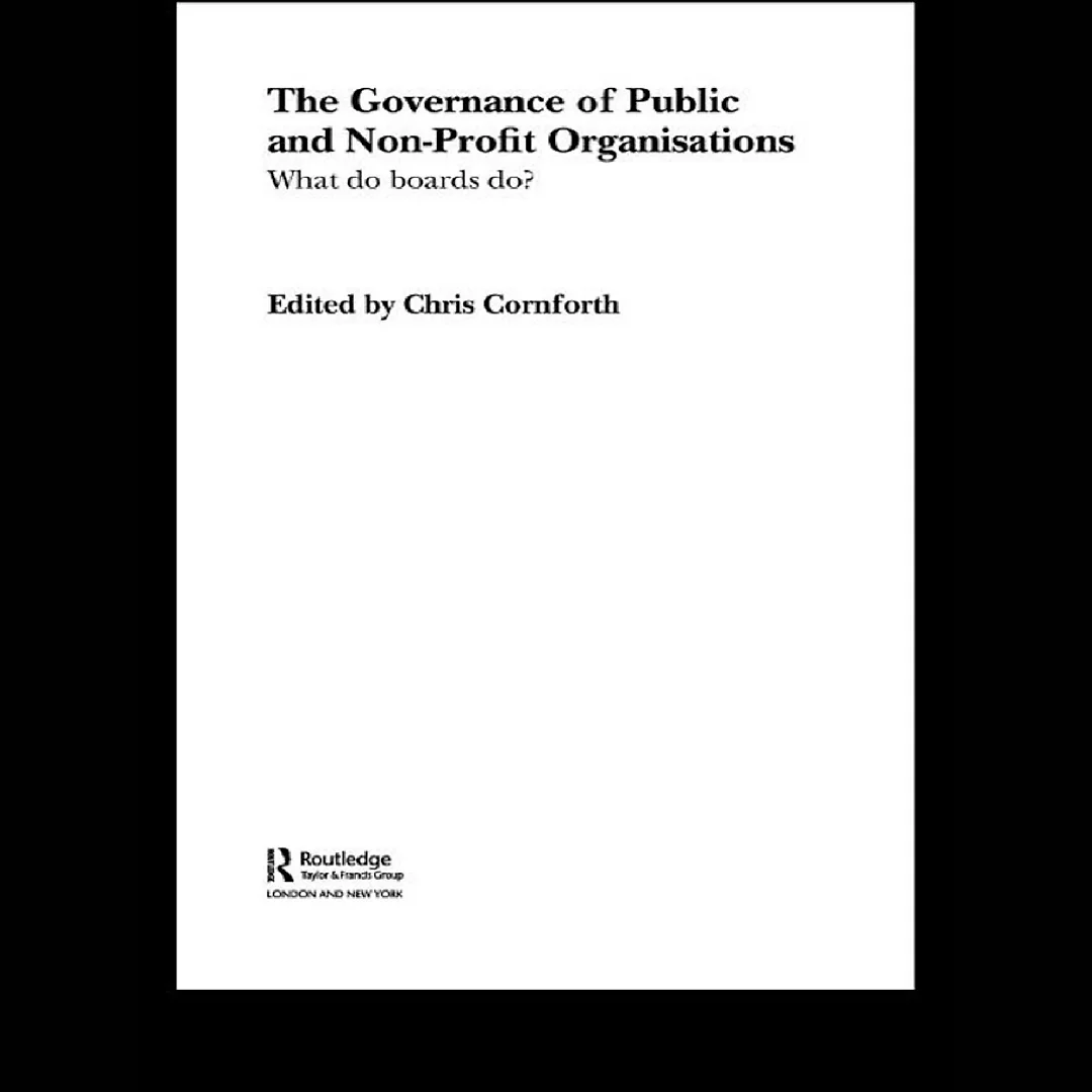 The Governance of Public and Non-Profit Organizations
