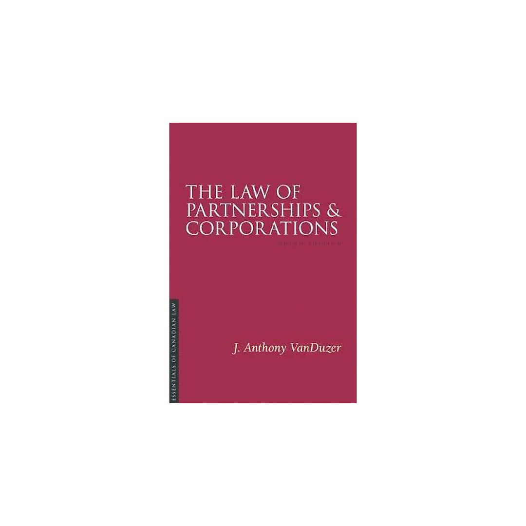 The Law of Partnerships and Corporations