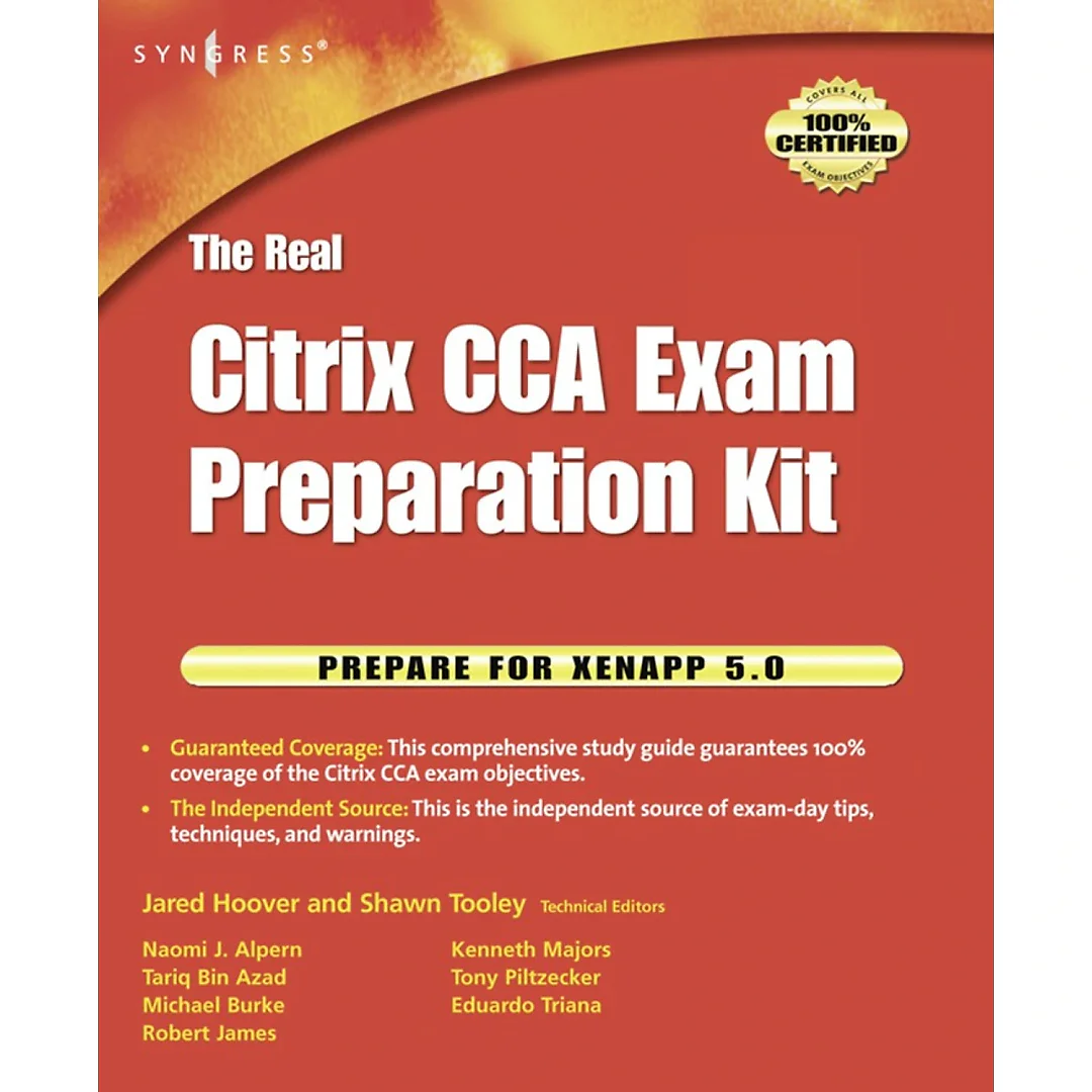 The Real Citrix CCA Exam Preparation Kit