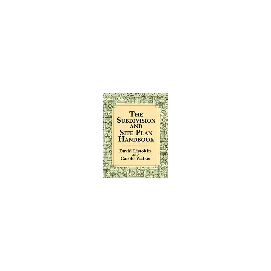The Subdivision and Site Plan Handbook