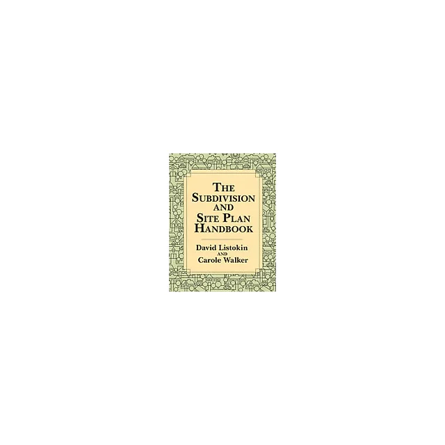 The Subdivision and Site Plan Handbook