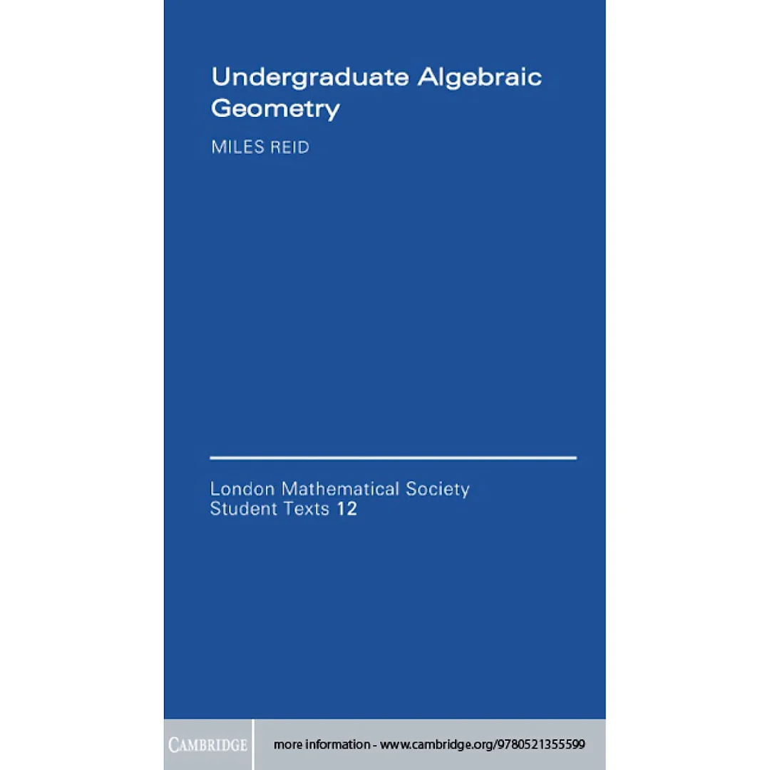 Undergraduate Algebraic Geometry 1st Edition