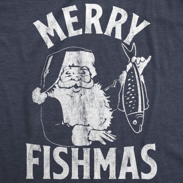 Merry Fishmas Men's T Shirt - Image 2
