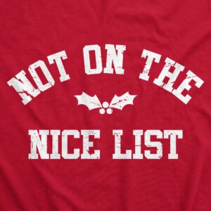 Alternative view of Not On The Nice List Crew Neck Sweatshirt