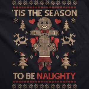 Alternative view of Tis The Season To Be Naughty Crew Neck Sweatshirt