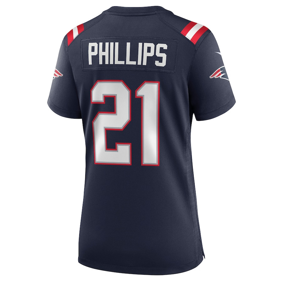 Adrian Phillips 21 New England Patriots Women Game Jersey - Navy JS7427 nicesnker - Image 3