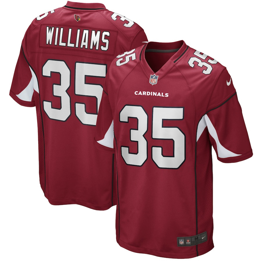 Aeneas Williams 35 Arizona Cardinals Men Game Retired Jersey - Cardinal JS6317 nicesnker