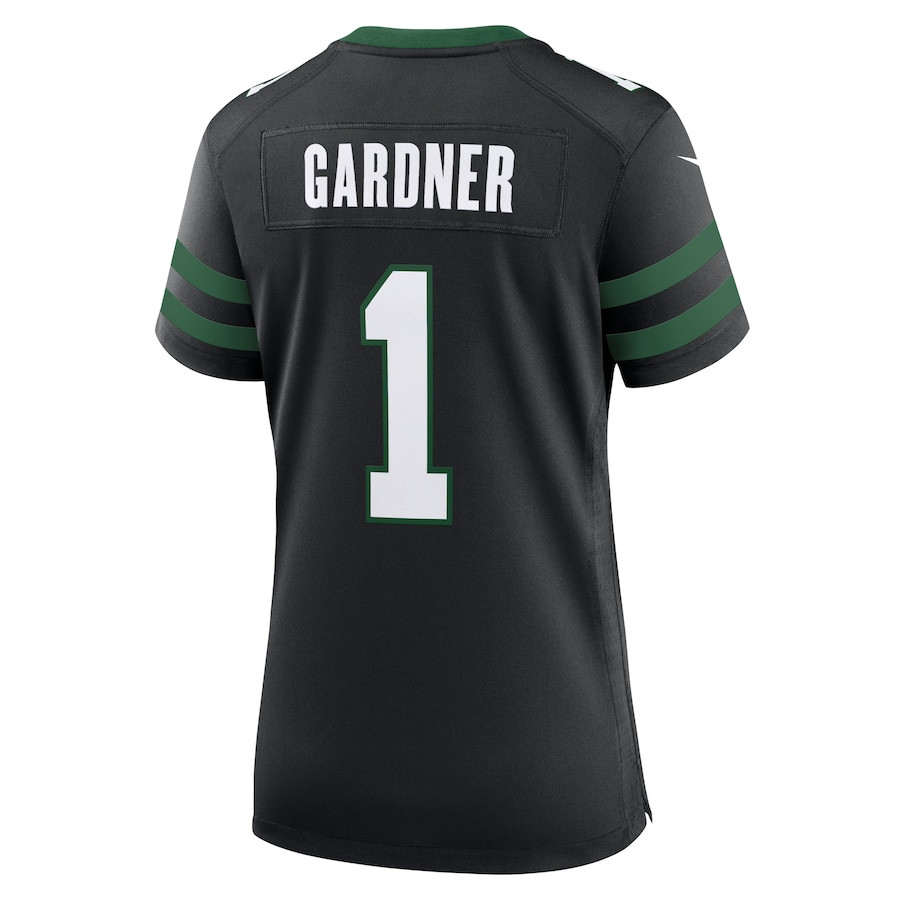 Ahmad Sauce Gardner 1 New York Jets Alternate Game Women Jersey - Legacy Black JS8038 nicesnker - Image 3
