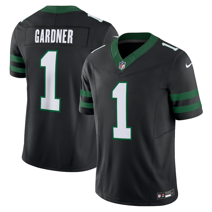 Ahmad Sauce Gardner 1 New York Jets Alternate Vapor F.U.S.E. Limited Jersey - Men, Legacy Black JS6247 nicesnker