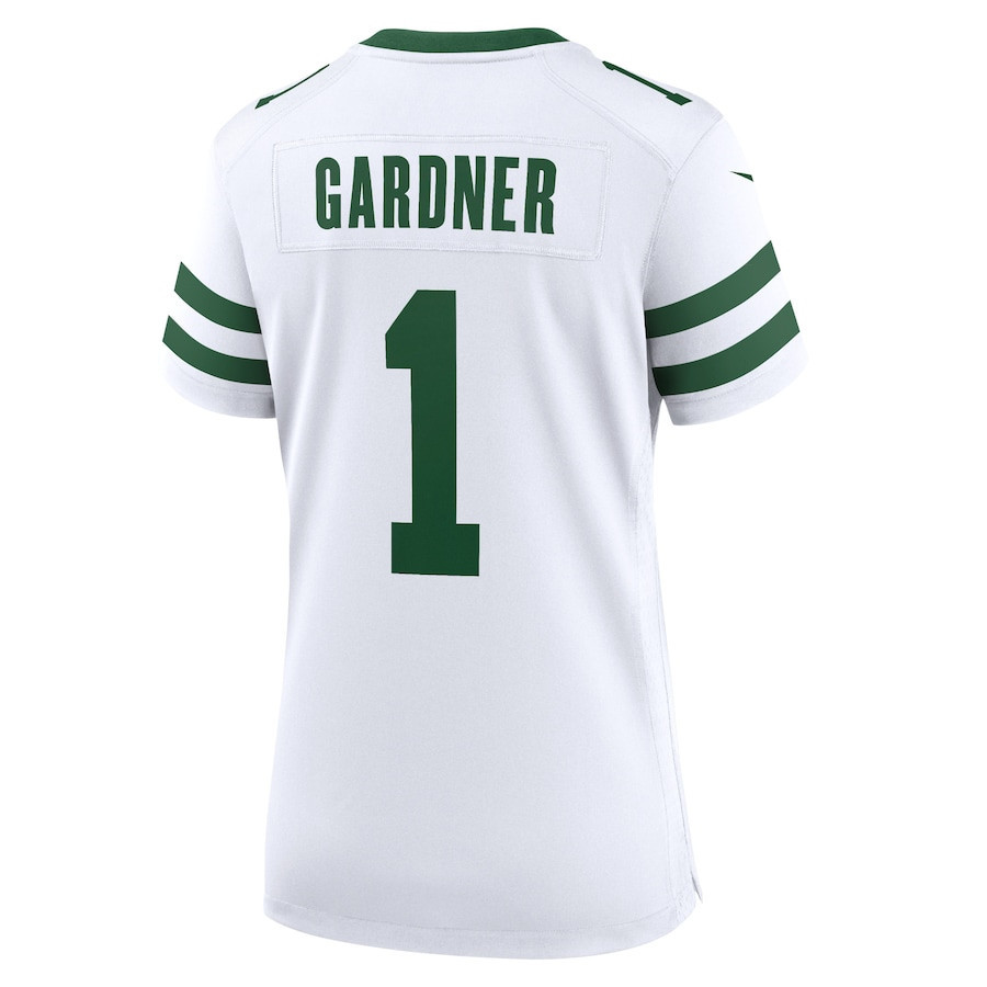Ahmad Sauce Gardner 1 New York Jets Game Jersey - Women, White JS6240 nicesnker - Image 3