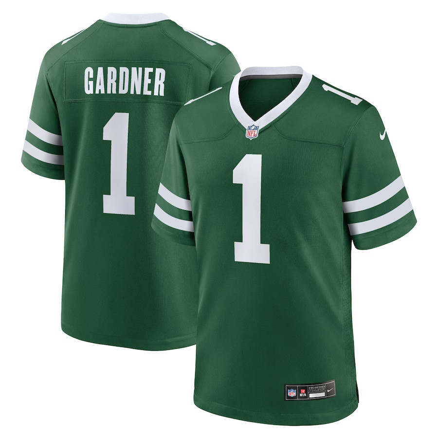 Ahmad Sauce Gardner 1 New York Jets Game Men Jersey - Legacy Green JS6783 nicesnker