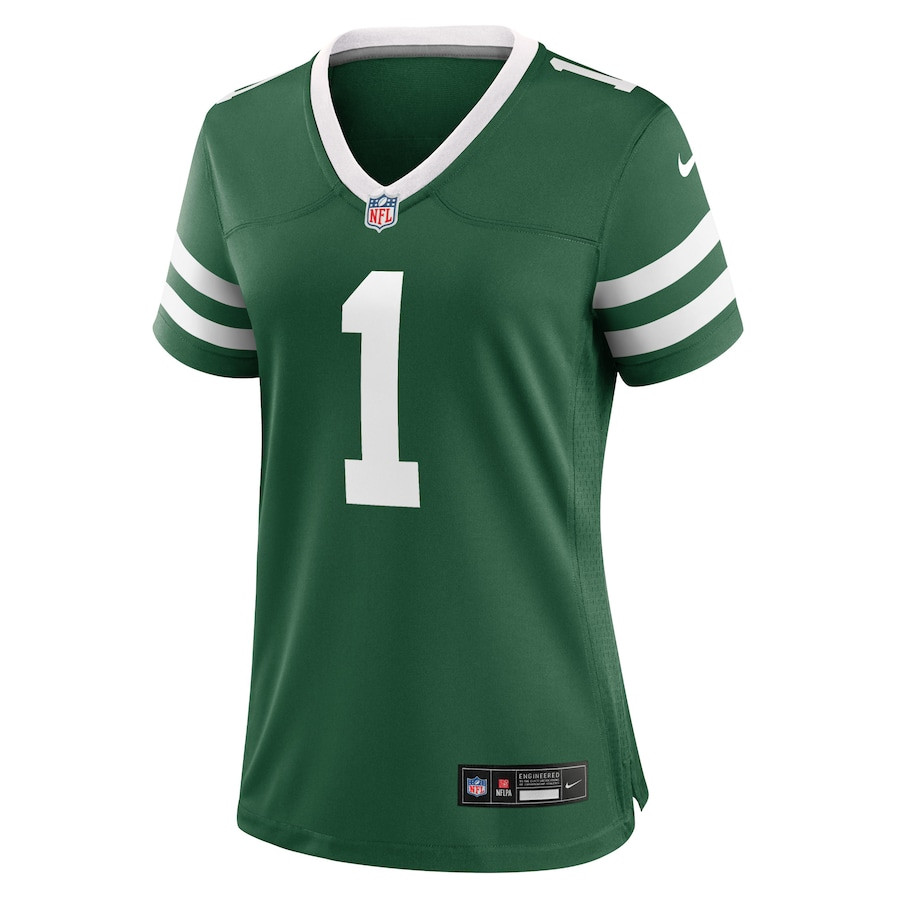 Alternative view of Ahmad Sauce Gardner 1 New York Jets Game Women Jersey - Legacy Green JS2510 nicesnker