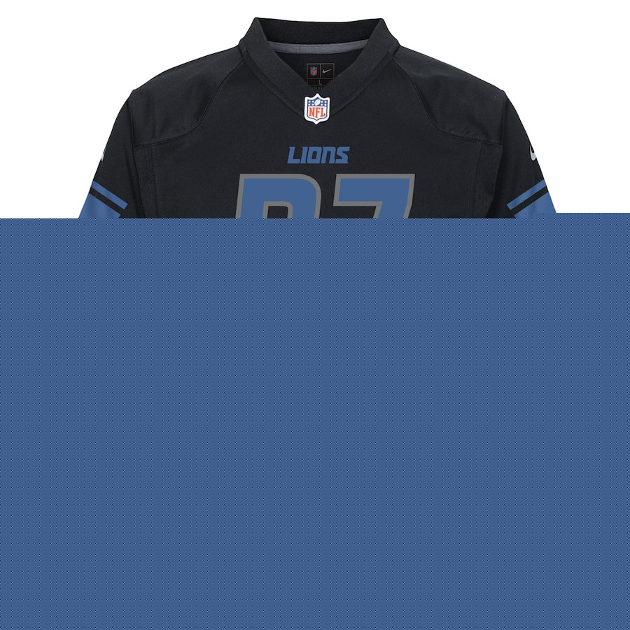Alternative view of Aidan Hutchinson 97 Detroit Lions Fashion Game YOUTH Jersey - Black JS6723 nicesnker