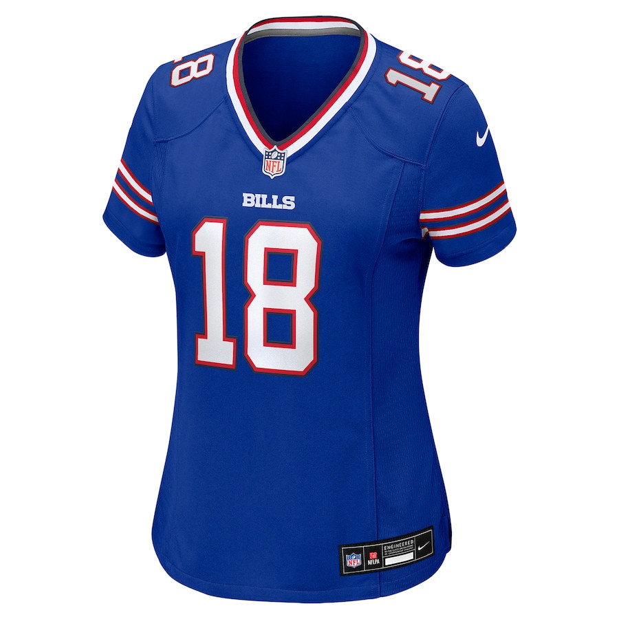 Alternative view of Amari Cooper 18 Buffalo Bills Women's Game Jersey - Royal JS6487 nicesnker