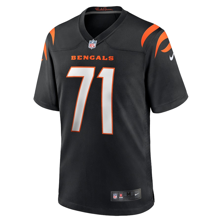 Alternative view of Amarius Mims 71 Cincinnati Bengals Player Game Men Jersey - Black JS8712 nicesnker