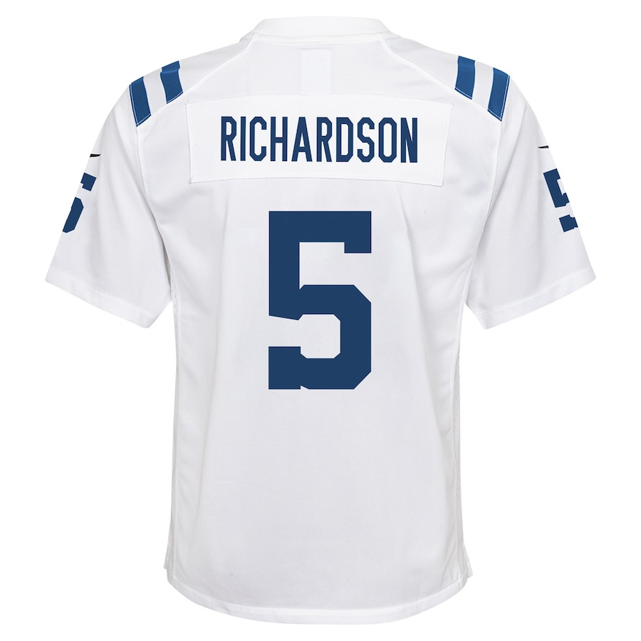 Anthony Richardson 5 Indianapolis Colts YOUTH Player Game Jersey - White JS6283 nicesnker - Image 3