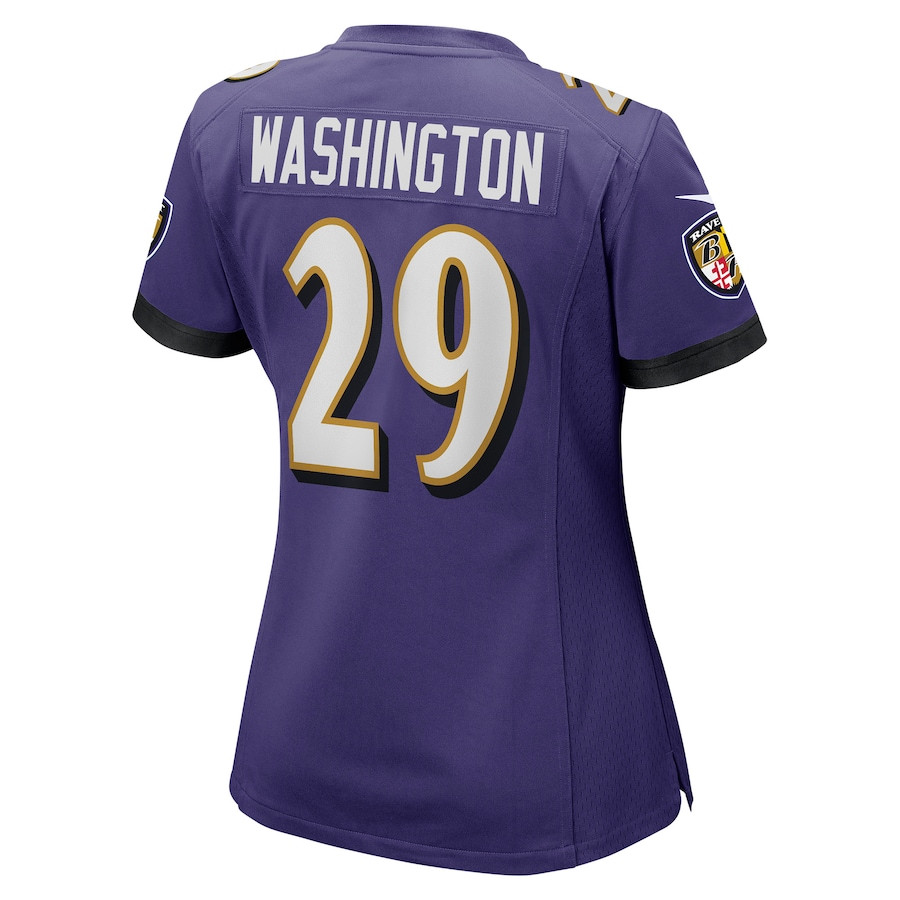 Ar'Darius 29 Washington Baltimore Ravens Women Game Jersey - Purple JS9495 nicesnker - Image 3