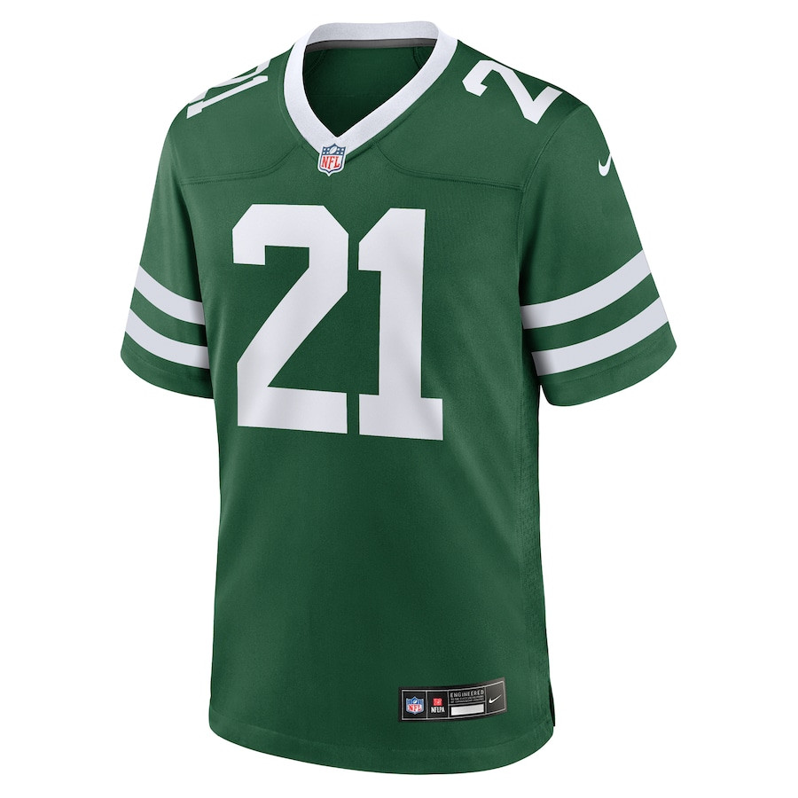 Alternative view of Ashtyn Davis 21 New York Jets Team Game Men Jersey - Legacy Green JS8195 nicesnker