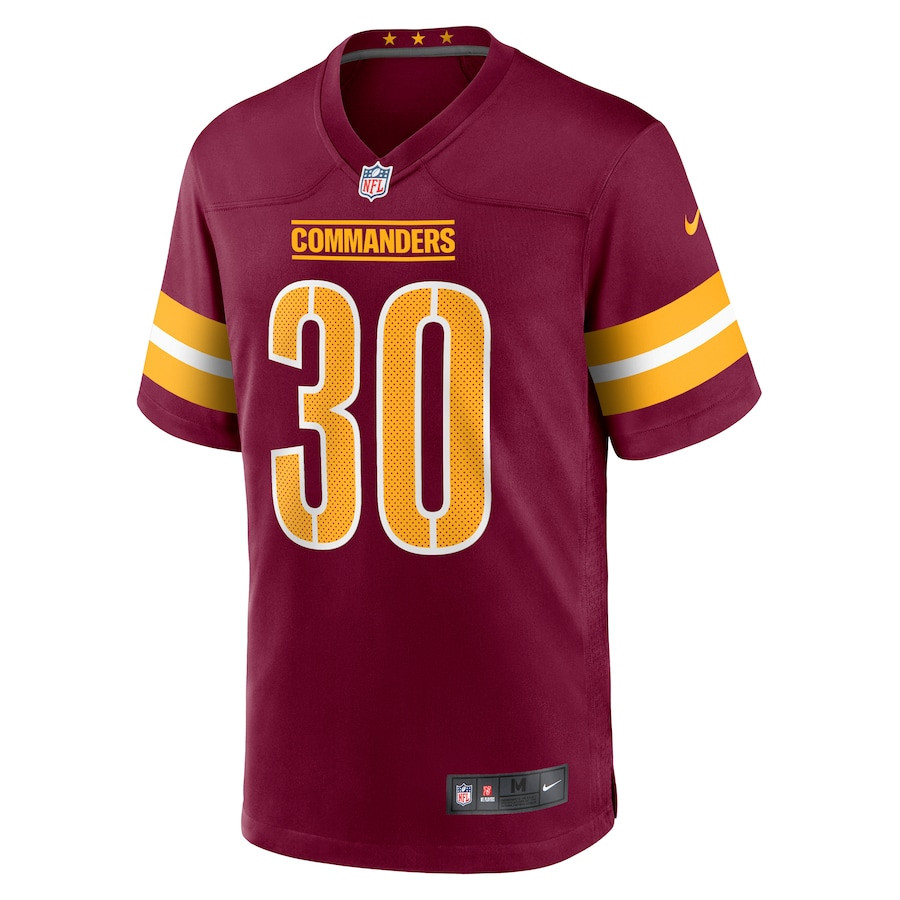 Alternative view of Austin Ekeler 30 Washington Commanders Game Men Jersey - Burgundy JS5649 nicesnker