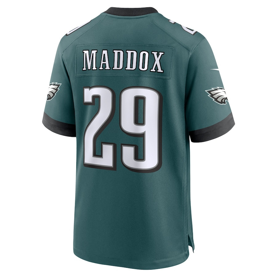 Alternative view of Avonte Maddox 29 Philadelphia Eagles Team Game Men Jersey - Midnight Green JS8877 nicesnker