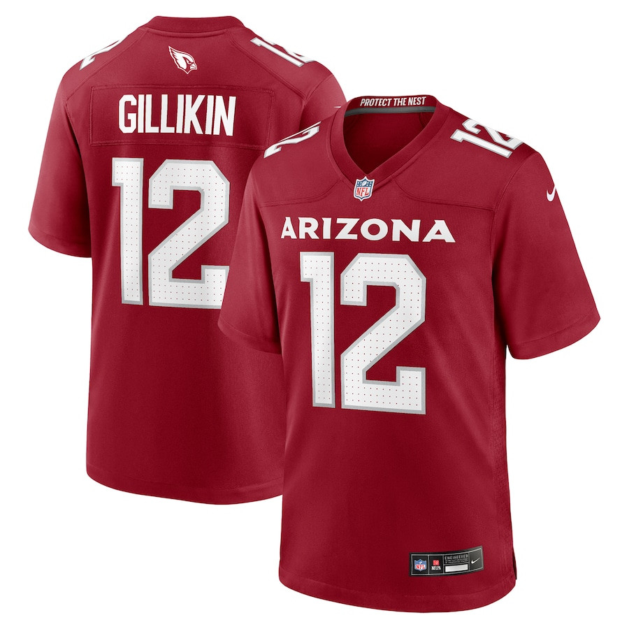 Blake Gillikin 12 Arizona Cardinals Team Game Men Jersey - Cardinal JS9395 nicesnker