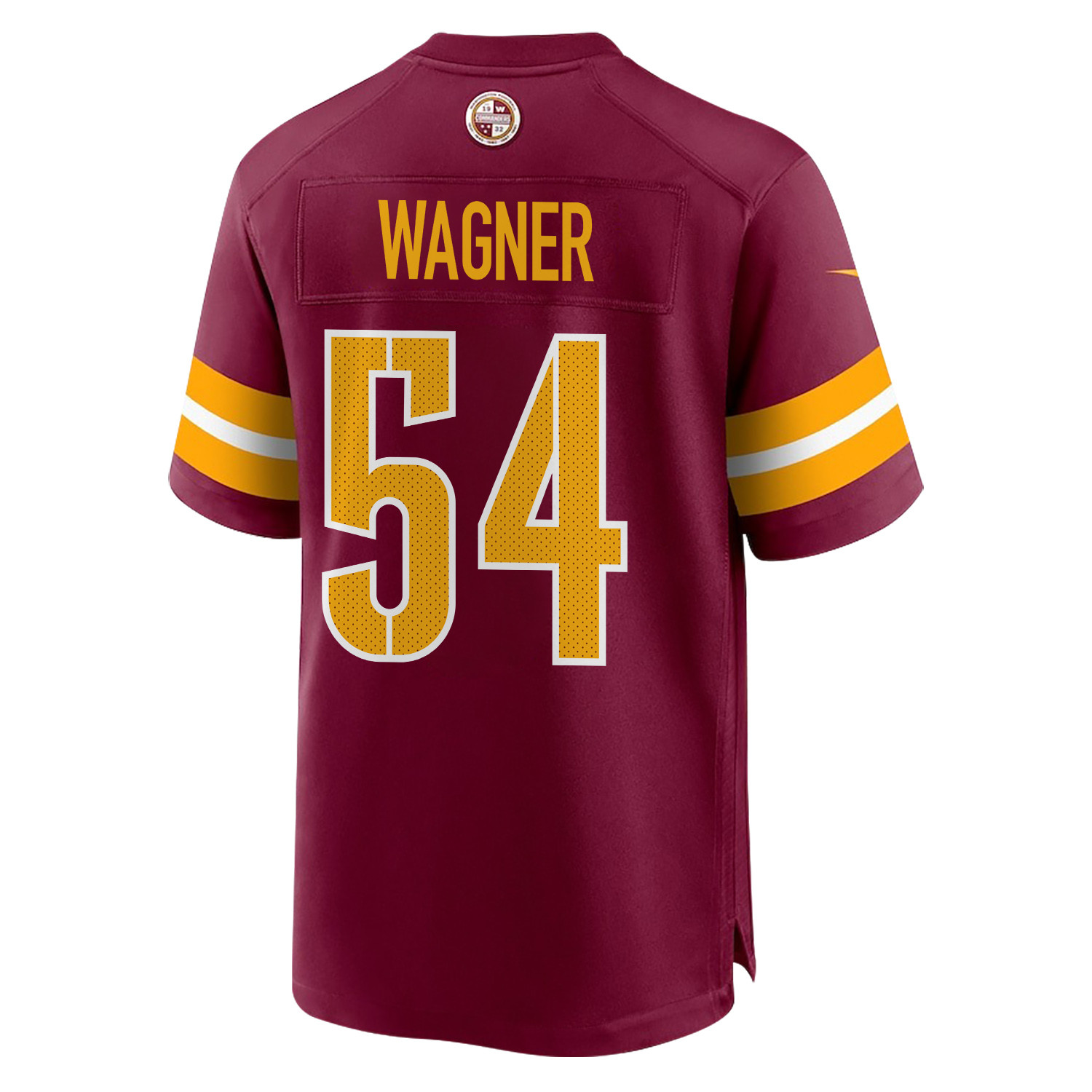 Alternative view of Bobby Wagner 54 Washington Commanders Super Bowl LIX Champions Patch 'New Orleans - The Ultimate Showdown' EMBROIDERED Game Men Jersey - Burgundy JS3435 nicesnker