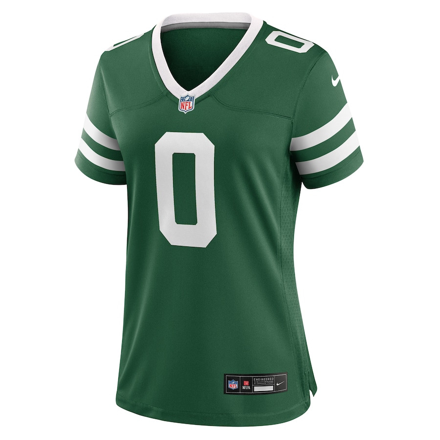 Alternative view of Braelon Allen 0 New York Jets Women's Team Game Jersey - Legacy Green JS8019 nicesnker