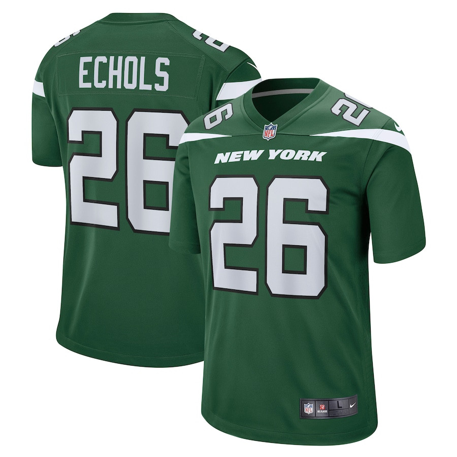 Brandin Echols 26 New York Jets Men Game Jersey - Gotham Green JS1805 nicesnker