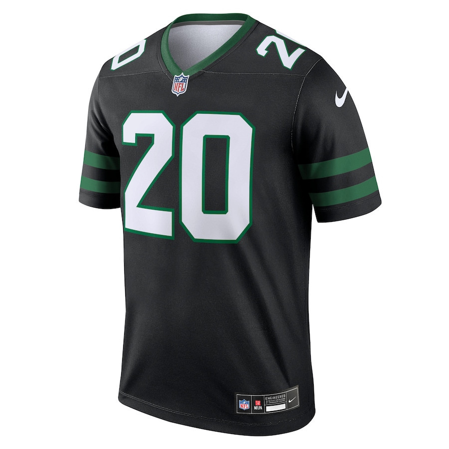 Alternative view of Breece Hall 20 New York Jets Alternate Legend Jersey - Men, Legacy Black JS8420 nicesnker