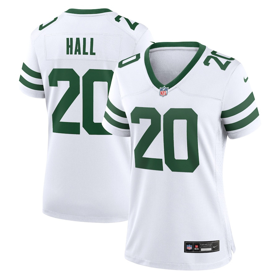 Breece Hall 20 New York Jets Game Women Jersey - Legacy White JS7244 nicesnker