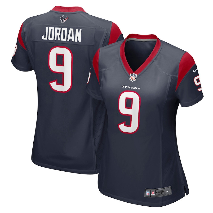 Brevin Jordan 9 Houston Texans Women Game Jersey - Navy JS1824 nicesnker