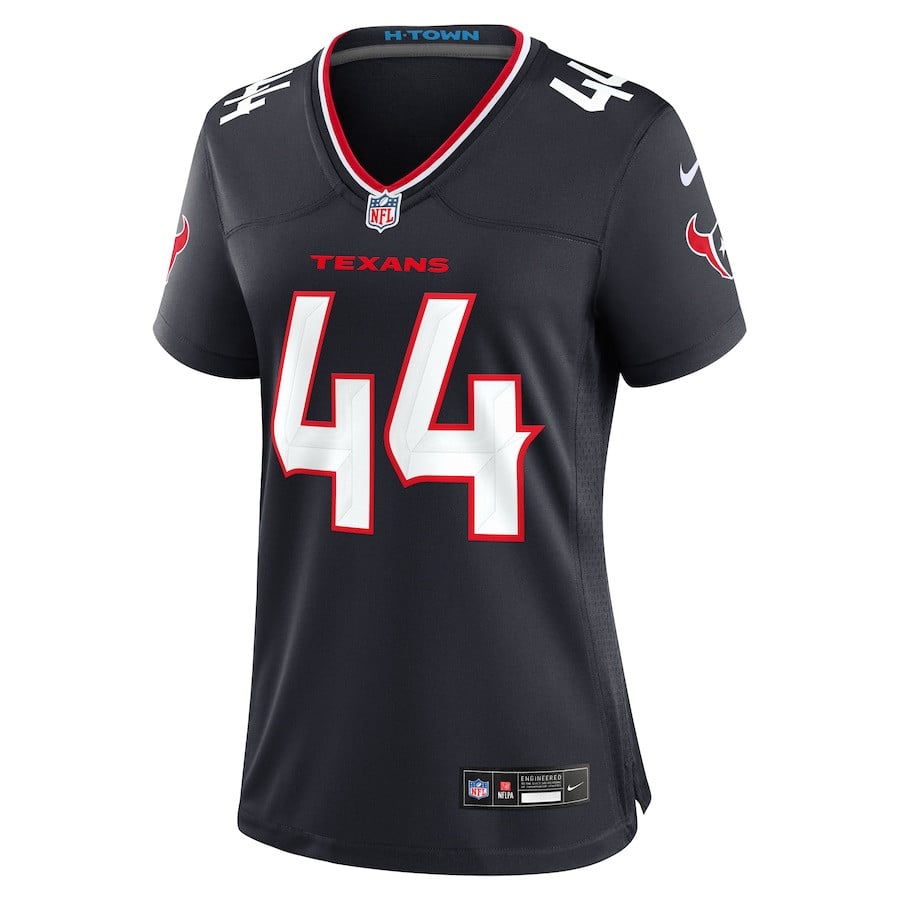 Alternative view of British Brooks 44 Houston Texans Women's Team Game Jersey - Navy JS2462 nicesnker