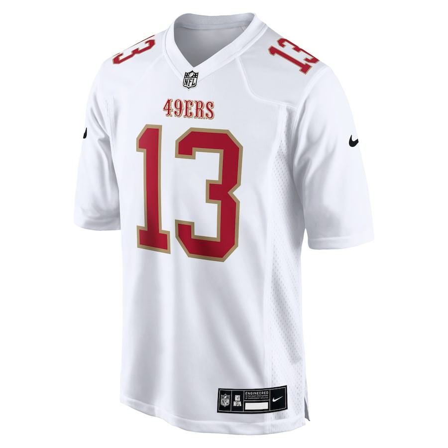 Alternative view of Brock Purdy 13 San Francisco 49ers Fashion Game Men Jersey - Tundra White JS1759 nicesnker