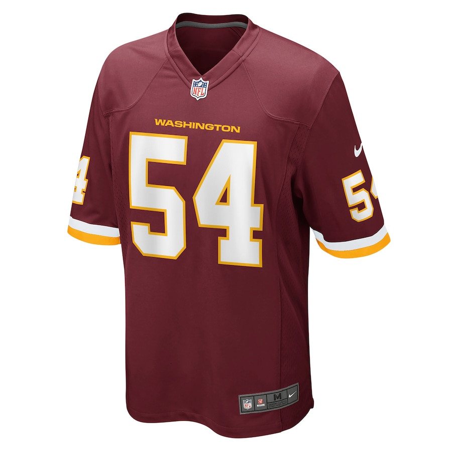 Alternative view of Camaron Cheeseman 54 Washington Football Team Men Game Jersey - Burgundy JS9210 nicesnker