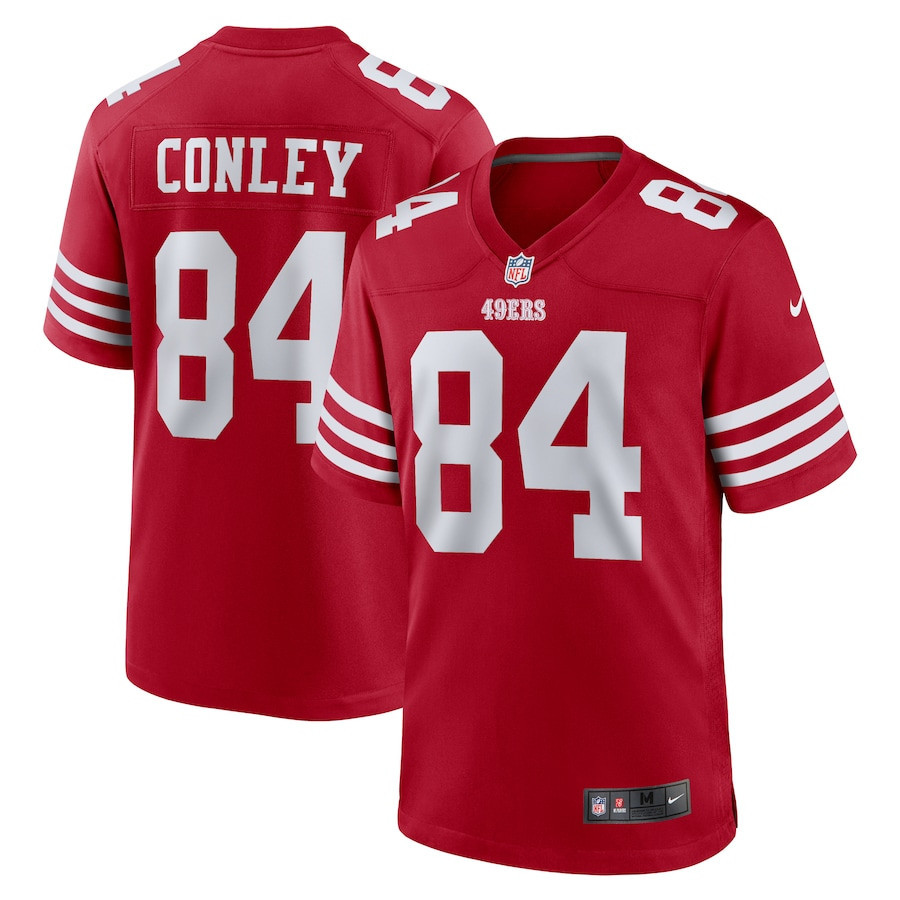 Chris Conley 84 San Francisco 49ers Game Men Jersey - Scarlet JS5349 nicesnker