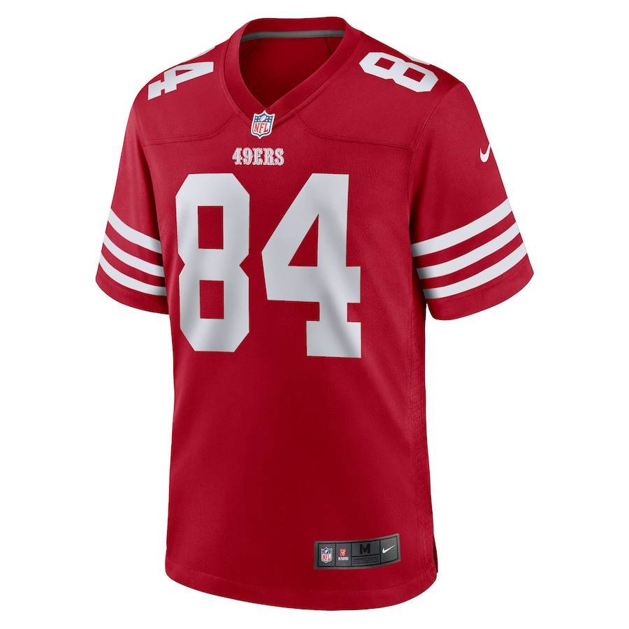 Alternative view of Chris Conley 84 San Francisco 49ers Game Men Jersey - Scarlet JS5349 nicesnker