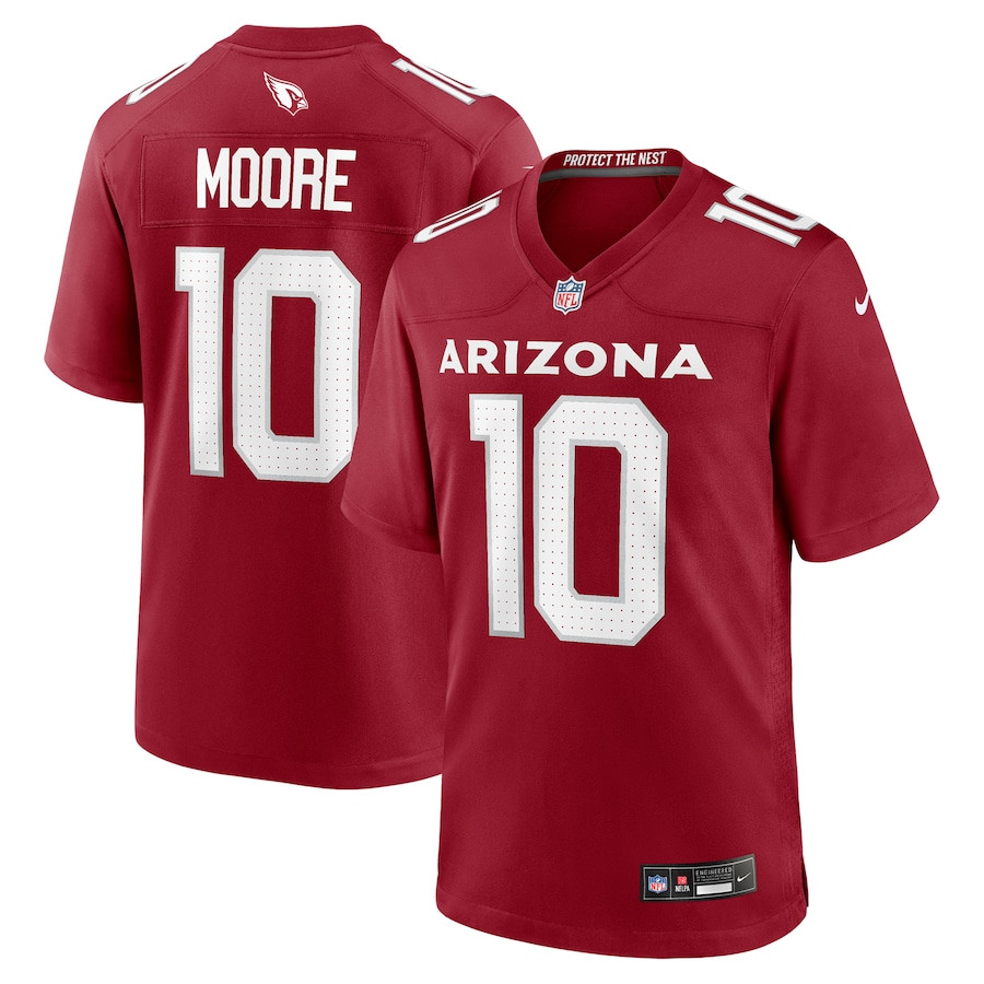 Chris Moore 10 Arizona Cardinals Team Game Men Jersey - Cardinal JS1783 nicesnker